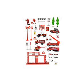 Sada na hraní s auty, hasiči Sada na hraní s auty, hasiči