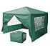 Garden commercial pavilion tent, 3x3 m, 4 walls, green, MultiGarden