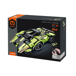 Stavebnice iM.MASTER auto RC 2v1plast 2,4GHz 335 dílků na baterie v krabici 35x27x7cm