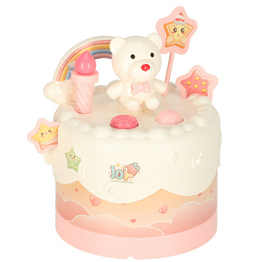 Patrový narozeninový dort na krájení se suchými zipy, hudba, světla, kuchyně, 16 prvků, růžový