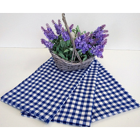 VERATEX Utěrka tkaná kanafas 45x70cm modré srdíčko 100% Bavlna (1ks) VERATEX Utěrka tkaná kanafas 45x70cm modré srdíčko 100% Bavlna (1ks)