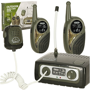 Walkie talkie vysílačka sada s centrálou pro děti vojenský dosah 333 m Walkie talkie vysílačka sada s centrálou pro děti vojenský dosah 333 m