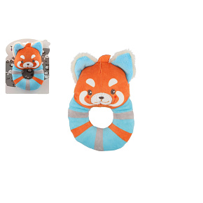 Liška chrastítko plyš 9x14cm na kartě v sáčku 0+ Liška chrastítko plyš 9x14cm na kartě v sáčku 0+