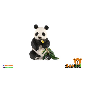 Panda velká zooted plast 8cm Panda velká zooted plast 8cm