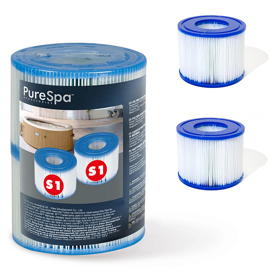 S1 sada filtrů 2ks Pure SPA set INTEX 29001