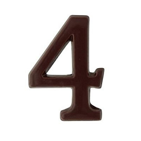 Číslice SP 5cm hnědá 4