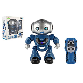 Robot RC Rytmobot na infra ovládání plast 20cm na baterie se světlem se zvukem v krabici 25x26x10cm Robot RC Rytmobot na infra ovládání plast 20cm na baterie se světlem se zvukem v krabici 25x26x10cm