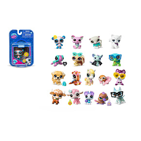 Figurka Littlest Pet Shop plast mix druhů na kartě 10x15,5cm Figurka Littlest Pet Shop plast mix druhů na kartě 10x15,5cm
