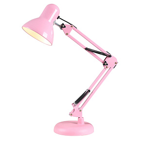 SANDRIA Stolní lampa L2861 + S2571 SANDY růžová E27, 230V, max.40W, včetně LED