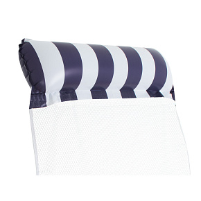 Nafukovací matrace houpací síť vodní křeslo židle na plavání 120 x 70 cm tmavě modrá