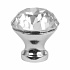 U Gałka CRYSTAL A30mm M6/Bílý