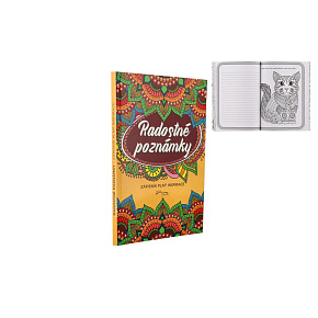 Zápisník/blok Radostné poznámky - Zápisník plný inspirace 15x21cm