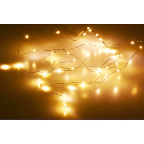 Více prutý mikro LED pásek na baterie (53cm) 36 diod - Teplá bílá Více prutý mikro LED pásek na baterie (53cm) 36 diod - Teplá bílá