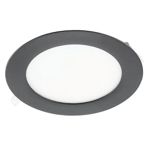 GTV LED podhledové svítidlo LD-ORW07W-CBP-10 ORIS Plus 7W vestavný černý, 