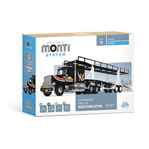 Stavebnice Monti System MS 39 Autorodeo Trailer Western star 1:48 v krabici 32x20x7,5cm