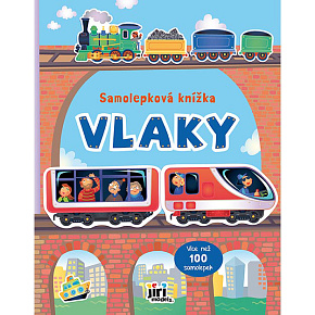 Knížka samolepková Vlaky Knížka samolepková Vlaky