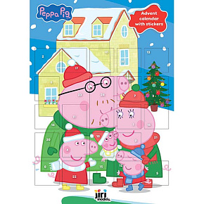 Adventní kalendář se samolepkami Prasátko Peppa Adventní kalendář se samolepkami Prasátko Peppa