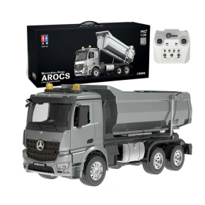 Lebula dálkově ovládaný nákladní vůz sklápěčka Mercedes na dálkové ovládání kovová
