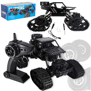 Dálkově ovládané auto na RC ovladač RC Rock Crawler 4x4 LHC012 auto 2v1 černé
