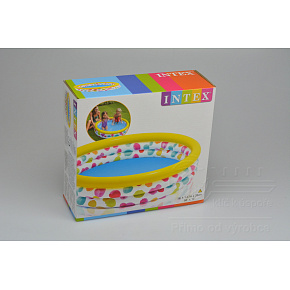 Bazén dětský duhový nafukovací 147x33cm 2+