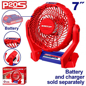 Aku stolní ventilátor 20V 17,8cm solo