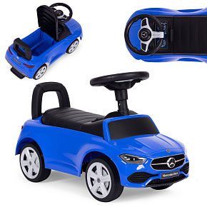 Ride-on car Mercedes C CLASS interactive steering wheel sounds blue