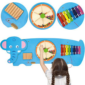 VIGA Senzorický Manipulační Stůl Slon Certifikát FSC Montessori