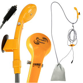 Přenosná turistická sprcha kempingová myčka 12V