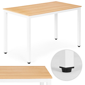 Dining table for kitchen and dining room for 4–5 people, computer desk 120x60 cm, light oak, ModernHome Dining table for kitchen and dining room for 4–5 people, computer desk 120x60 cm, light oak, ModernHome