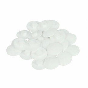 U Zátka konfirmát PVC BÍLÁ (25 ks) U Zátka konfirmát PVC BÍLÁ (25 ks)