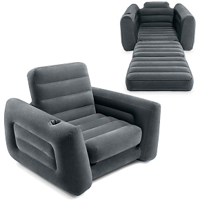 Nafukovací křeslo matrace lehátko postel 2v1 INTEX 66551NP Nafukovací křeslo matrace lehátko postel 2v1 INTEX 66551NP