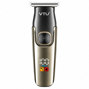 VTU VT-8003: Profesionální nabíjecí zastřihovač vlasů s LCD displejem a přesnou T čepelí VTU VT-8003: Profesionální nabíjecí zastřihovač vlasů s LCD displejem a přesnou T čepelí