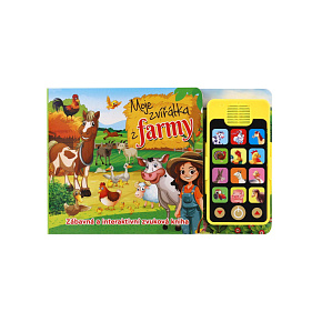 Zvuková knížka Moje zvírátka z farmy s mobilem na baterie 22x14cm CZ text Zvuková knížka Moje zvírátka z farmy s mobilem na baterie 22x14cm CZ text