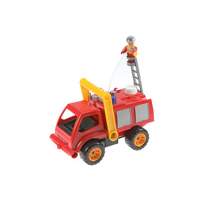 Auto hasiči aktivní s figurkou plast 26cm stříkací vodu 24m+