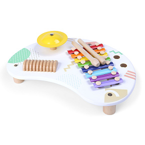 Table with instruments musical table cymbals +18m ECOTOYS