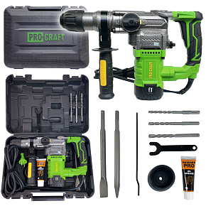 Kombinované vrtací a sekací kladivo Procraft BH1300, SDS Plus