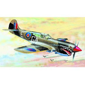 Model Curtiss P-40 K Kittyhawk MK.3 13,2x15,7cm v krabici 25x14,5x4,5cm Model Curtiss P-40 K Kittyhawk MK.3 13,2x15,7cm v krabici 25x14,5x4,5cm
