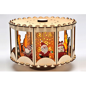 Vánoční lampička carousel kolotoč s LED 20 cm Vánoční lampička carousel kolotoč s LED 20 cm