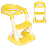 Potty toilet with stairs ladder for children yellow ECOTOYS