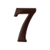 Číslice SP 5cm bronz 7