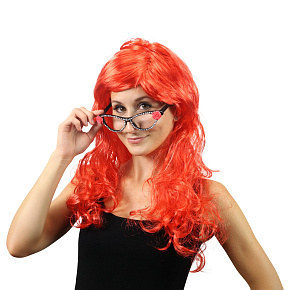 Paruka červená dospělá Paruka červená dospělá