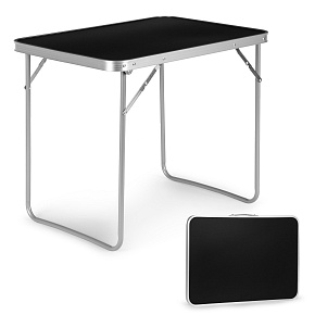 Turistický stůl piknikový skládací deska 80x60 cm černý MultiGarden