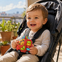 WOOPIE BABY Interaktivní Pianko Autobus Lev Hudební Varhánky Zvuky Světla 18m