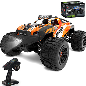 Lebula dálkově ovládané terénní auto 4x4 pilot terénní 40 km/h velké na dálkové ovládání oranžové 1:8 Lebula dálkově ovládané terénní auto 4x4 pilot terénní 40 km/h velké na dálkové ovládání oranžové 1:8