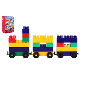 Stavebnice LORI 2 plast 35ks v krabici 19x28x10cm