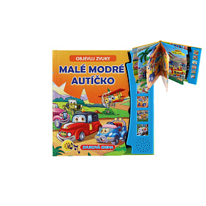 Zvuková knížka Malé modré autíčko Objevuj zvuky CZ verze 19x19,5cm Zvuková knížka Malé modré autíčko Objevuj zvuky CZ verze 19x19,5cm
