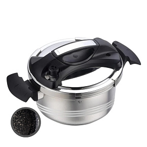 Royalty Line RL-28PS8LM: 28cm tlakový hrnec s mramorovým povrchem - 8L