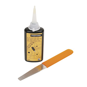 Souprava pro údržbu zahradních nůžek