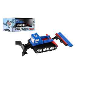 Sněžná rolba kov/plast 12cm na volný chod v krabičce 14x6x8cm