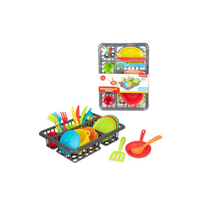 Kuchyňská sada nádobí plast 27ks v blistru